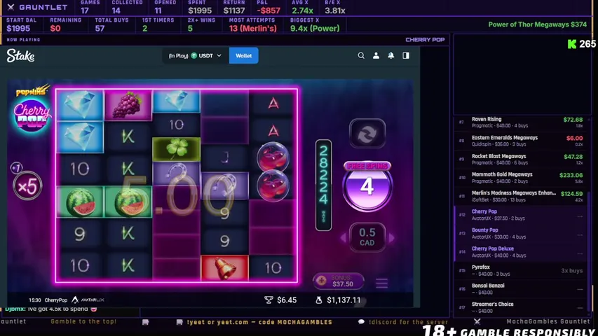 Slot elegante con arte de fantasía y contraste profundo