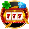Tarjeta de casino con portada brillante y temática digital